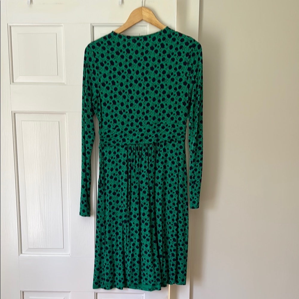 Boden Jersey Green Patterned Dress - image 2